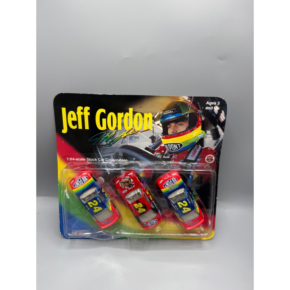 Jeff Gordon 1997 Action 1:64 Diecast 3-Car Set DuPont Jurassic Park Monte Carlo